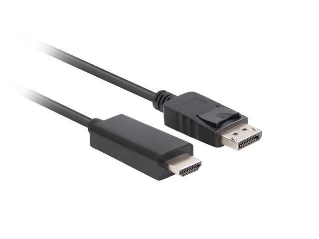 Lanberg, DisplayPort - Hdmi, 1 m цена и информация | Juhtmed ja kaablid | hansapost.ee