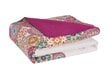 Kahepoolne voodikate Bibi Purple White, 240x260 cm hind ja info | Pleedid, voodikatted ja päevatekid | hansapost.ee
