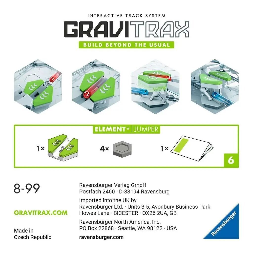 Konstruktori lisavarustus Ravensburger Gravitrax Element Jumper hind ja info | Klotsid ja konstruktorid | hansapost.ee