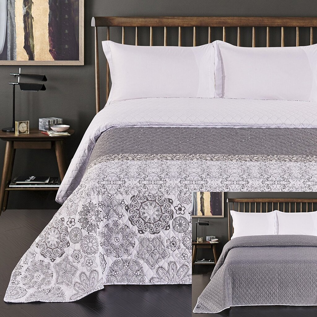 Decoking voodikate Alhambra, hall - erinevad suurused hind ja info | Pleedid, voodikatted ja päevatekid | hansapost.ee