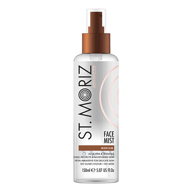 Isepruunistav Pihusti näo jaoks St. Moriz Advanced Medium Face Mist, 150ml hind ja info | Isepruunistavad kreemid | hansapost.ee