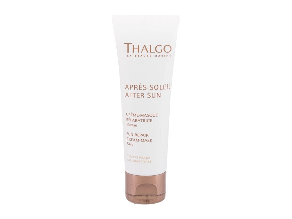 Päikesejärgne mask Thalgo Sun Repair Cream-Mask, 50 ml hind ja info | Päikesekaitse ja päevitusjärgsed kreemid | hansapost.ee