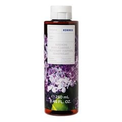 Dušigeel Korres Renewing Body Cleanser Lilac, 250ml hind ja info | Dušigeelid, õlid | hansapost.ee