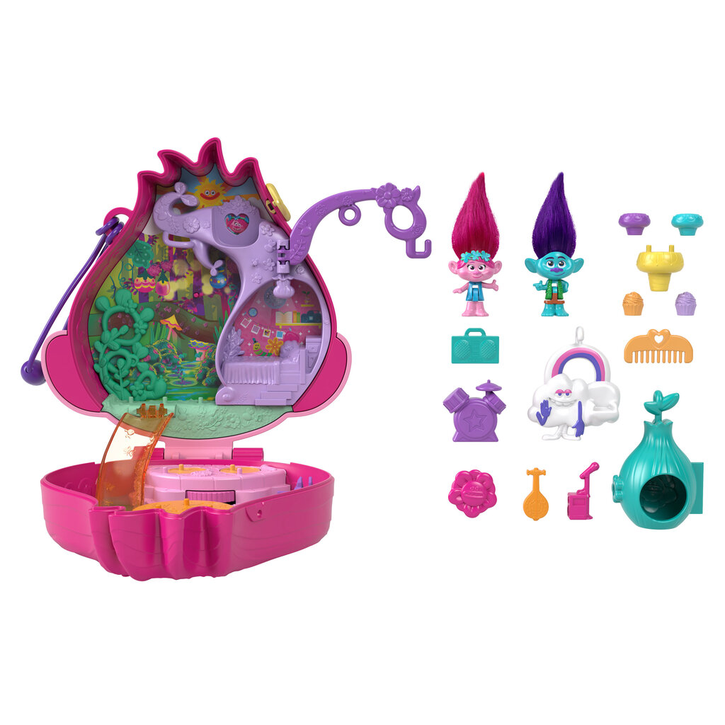 Polly Pocket® Trolls® mängutoos HKV39 hind ja info | Mänguasjad tüdrukutele | hansapost.ee