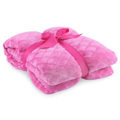 Decoking pleed Sardi, roosa - erinevad suurused hind ja info | Pleedid, voodikatted ja päevatekid | hansapost.ee