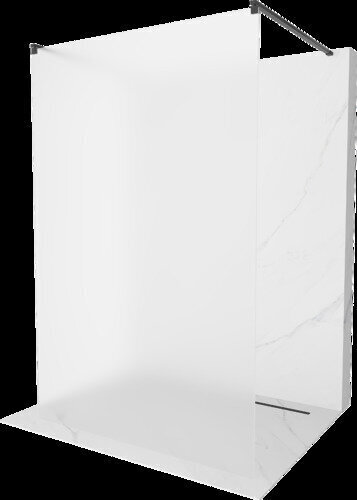 Walk-in dušisein Mexen Kioto, must, matt, 110 x 200 cm цена и информация | Dušiseinad ja dušiuksed | hansapost.ee