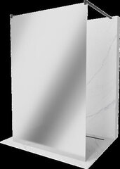 Walk-in dušisein Mexen Kioto, must, lilla, 110 x 200 cm hind ja info | Dušiseinad ja dušiuksed | hansapost.ee