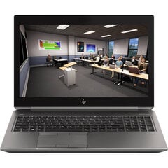 HP ZBook 15 G6; i7-9850H|32GB |RTX 3000| 15.6" FHD|1TB SSD|Windows 11 PRO|Atnaujintas/Renew hind ja info | Sülearvutid | hansapost.ee