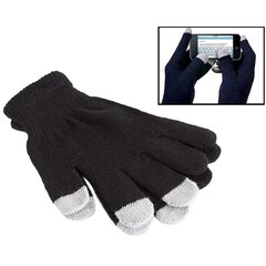 Сенсорные перчатки для смартфона Черные BQ19E цена и информация | Мужские шарфы, шапки, перчатки | hansapost.ee