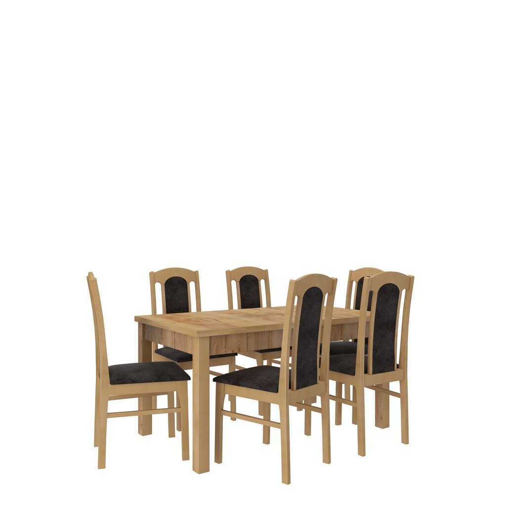Söögitoakomplekt ADRK Furniture Rodos 53, pruun цена и информация | Söögilauakomplektid | hansapost.ee