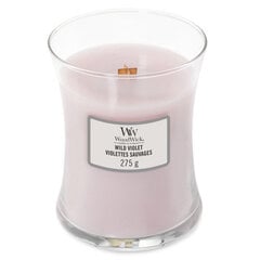 WoodWick ароматическая свеча Scented Wild Violet, 275 г цена и информация | Подсвечники, свечи | hansapost.ee