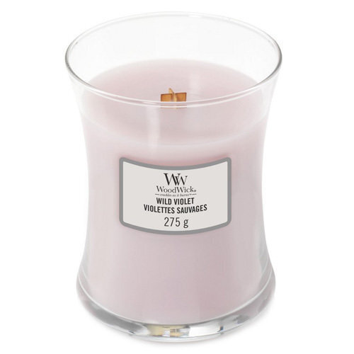 WoodWick lõhnaküünal Scented Wild Violet, 275 g цена и информация | Küünlad, küünlajalad | hansapost.ee