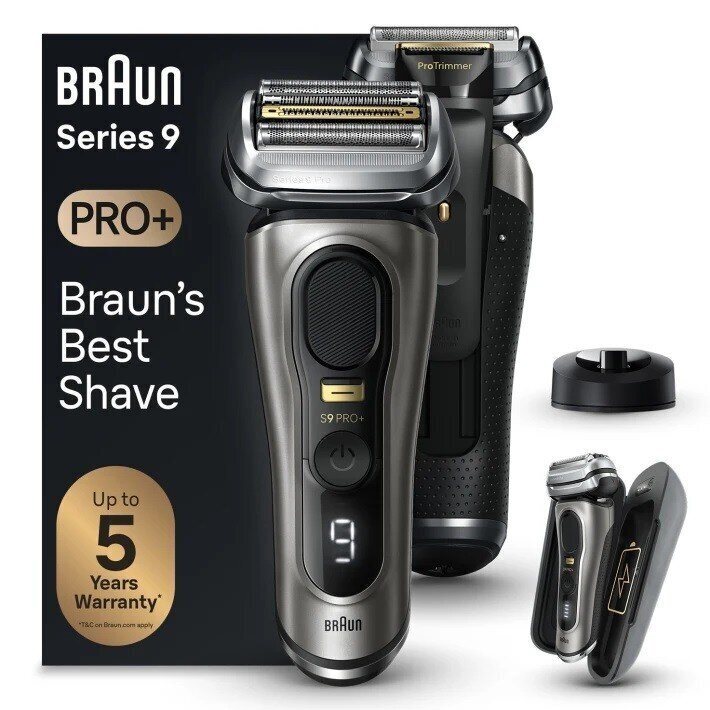 Braun Series 9 PRO+ 9525s + PowerCase hind ja info | Pardlid | hansapost.ee