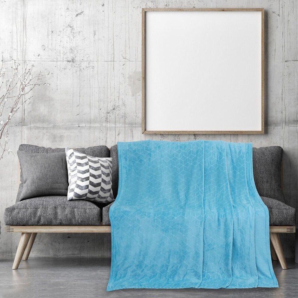 Amelia Home pleed Nessa Turquoise, 70x150 cm hind ja info | Pleedid, voodikatted ja päevatekid | hansapost.ee