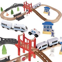 Игрушечная железная дорога - трасса Kruzzel 22646 цена и информация | Развивающие игрушки для детей | hansapost.ee