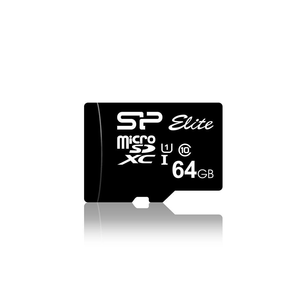 Silicon Power Elite UHS-I 64 GB, MicroSD цена и информация | Mälukaardid mobiiltelefonidele | hansapost.ee