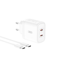 XO CE08 PD зарядное устройство 50 Вт + USB-C кабель цена и информация | Зарядные устройства для телефонов | hansapost.ee