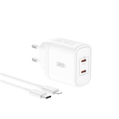 XO CE08 PD зарядное устройство 50 Вт + USB-C кабель цена и информация | XO Мобильные телефоны, Фото и Видео | hansapost.ee