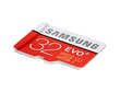 Mälukaart Samsung MicroSDHC Evo+ 32GB Class 10 With adapter цена и информация | Mälukaardid mobiiltelefonidele | hansapost.ee