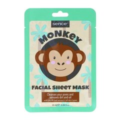 Lakštinė veido kaukė "Bezdžionė/lapė" 632310 цена и информация | Sence Духи, косметика | hansapost.ee