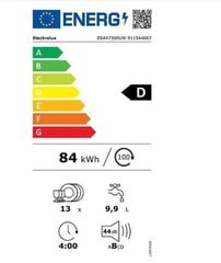 Electrolux ESA47300UW цена и информация | Посудомоечные машины | hansapost.ee