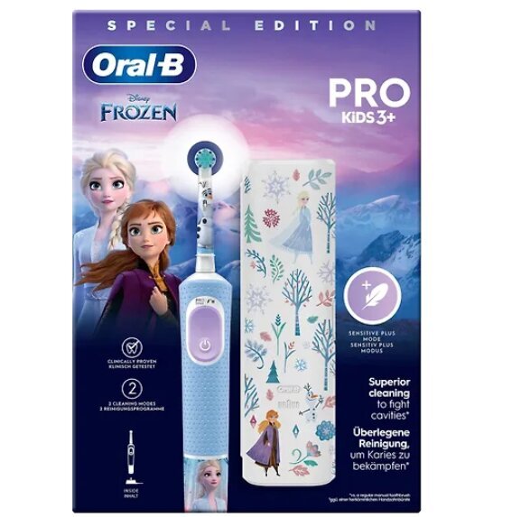 Oral-B Vitality Pro Kids Frozen цена и информация | Elektrilised hambaharjad | hansapost.ee
