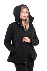 Куртка женская длинная softshell Luhta HEINOLA, черный цвет цена и информация | Женские куртки | hansapost.ee