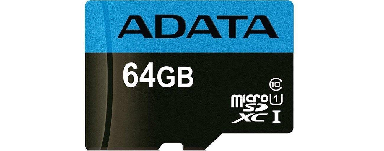 ADATA Premier UHS-I 64 GB, MicroSDXC, Fl hind ja info | Mälukaardid mobiiltelefonidele | hansapost.ee