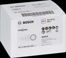 Lõikur Bosch Starlock AIZ 28 SC, 25 tk. цена и информация | Механические инструменты | hansapost.ee