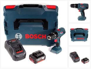 Аккумуляторная ударная дрель Bosch Professional GSB 18V-21 18В 55Нм + 1x аккумулятор 5,0 Ач + зарядное устройство + L-Boxx цена и информация | Дрели и шуруповёрты | hansapost.ee