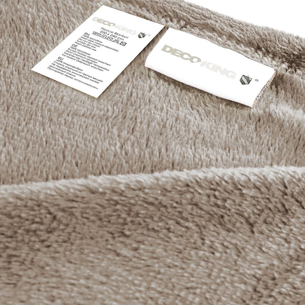 Mikrofiiber pleed MIC Cappuccino, 70x150 cm цена и информация | Pleedid, voodikatted ja päevatekid | hansapost.ee