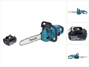 Аккумуляторная бензопила Makita DUC 357 FX2 18 В 35 см 7,7 м/с + 1х аккумулятор 3,0 Ач - без зарядного блока цена и информация | Пилы, циркулярные станки | hansapost.ee