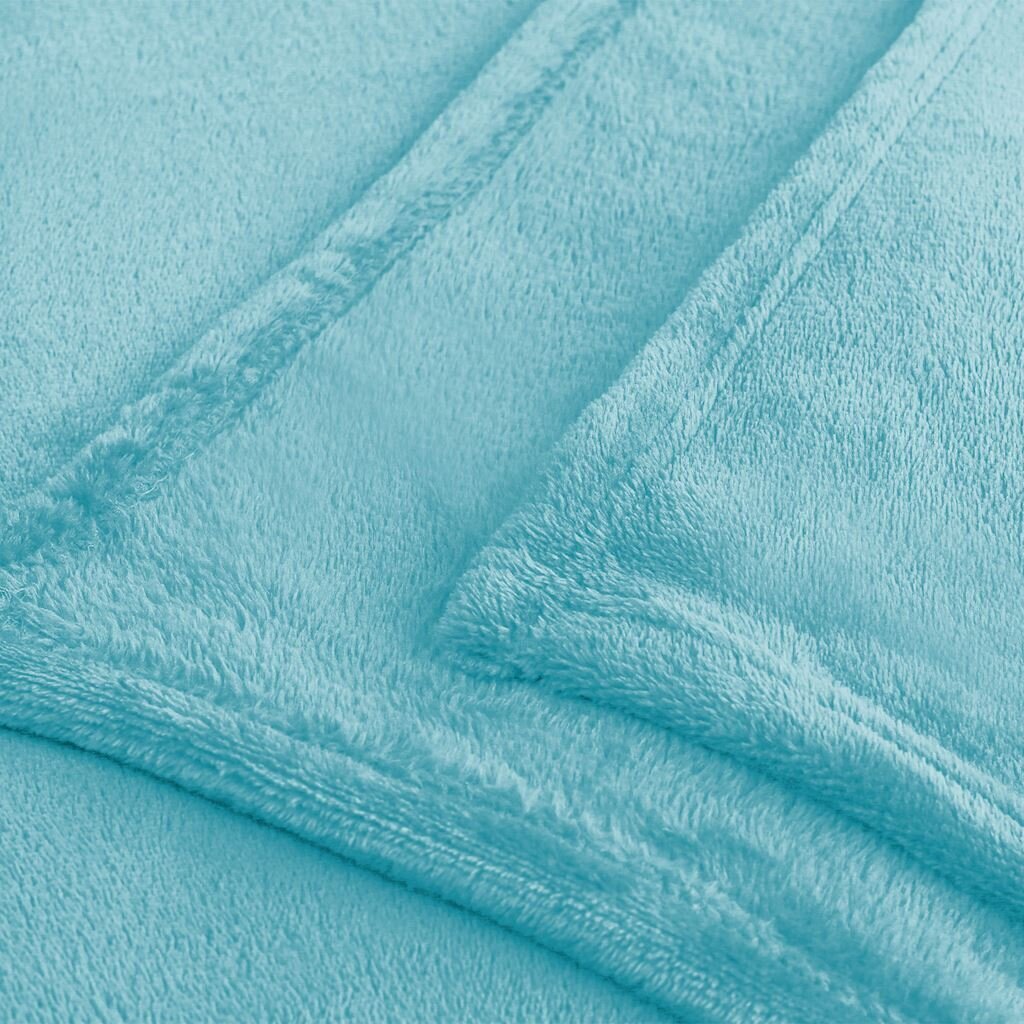 Mikrofiiber pleed MIC Turquoise, 160x210 cm hind ja info | Pleedid, voodikatted ja päevatekid | hansapost.ee