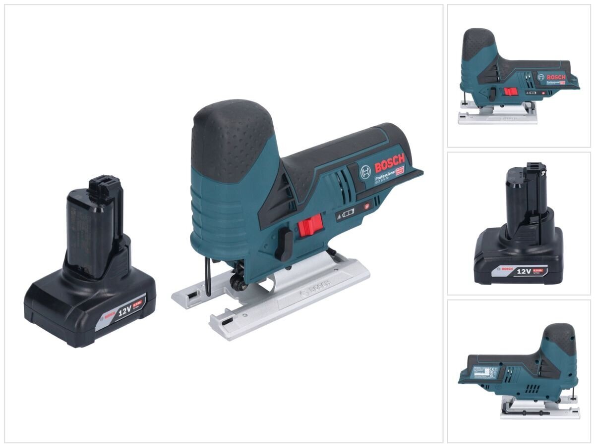 Professionaalne akusaag Bosch GST 12V-70 12 V 70 mm + 1x aku 6,0 Ah - ilma laadijata hind ja info | Elektrilised saed, ketassaed ja tarvikud | hansapost.ee