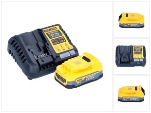 Laadimiskomplekt DeWalt DCB 1104 E1 12 V / 18 V 1x Powerstack aku 1,7 Ah + DCB 1104 laadija цена и информация | Дрели и шуруповёрты | hansapost.ee