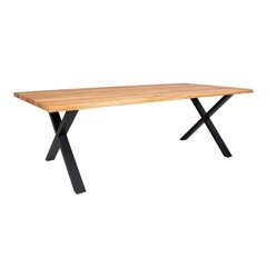 Обеденный стол Toulon, 240x95x76 см, коричневый/черный цена и информация | Кухонные и обеденные столы | hansapost.ee