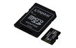 Kingston microSDXC 64GB (+SD adapter) цена и информация | Mälukaardid mobiiltelefonidele | hansapost.ee