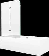 Vann Mexen Cube viimistluse ja klaasseinaga, 180x80 cm + 80 cm, white+II/black hind ja info | Vannid | hansapost.ee