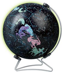 3D шарообразный пазл Ravensburger «Астрология» светящийся в темноте, 180 деталей цена и информация | Пазлы | hansapost.ee