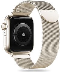 Tech-Protect kellarihm MilaneseBand Apple Watch 42/44/45/49mm, starlight hind ja info | Nutikellade aksessuaarid ja tarvikud | hansapost.ee