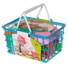 Игрушечная корзина для покупок Happy Kids, 24 шт цена и информация | Игрушки для девочек | hansapost.ee