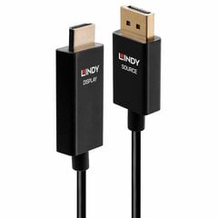 Lindy DisplayPort/HDMI, 3 m цена и информация | Кабели и провода | hansapost.ee