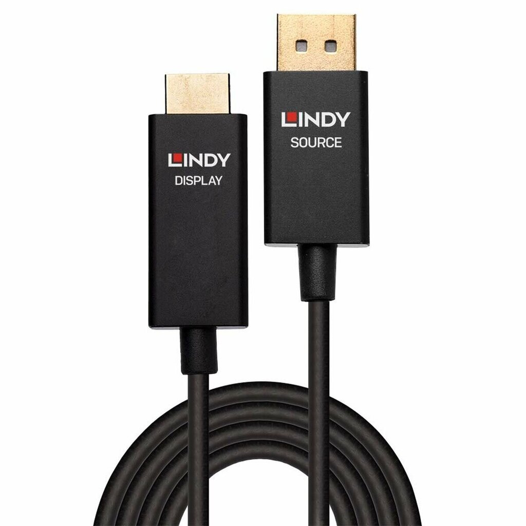 Lindy DisplayPort/HDMI, 3 m hind ja info | Juhtmed ja kaablid | hansapost.ee