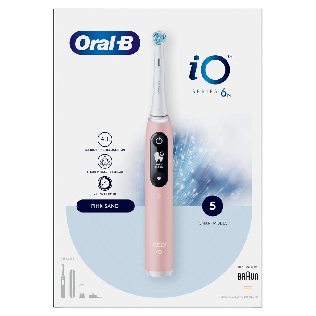 Oral-B iO Series 6 white цена и информация | Elektrilised hambaharjad | hansapost.ee