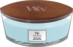 WoodWick lõhnaküünal Seaside Nerol Elipsa 453.6 g цена и информация | Подсвечники, свечи | hansapost.ee