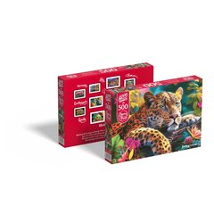 Pusle CherryPazzi Lamav Leopard, 500 tk hind ja info | Pusled lastele ja täiskasvanutele | hansapost.ee