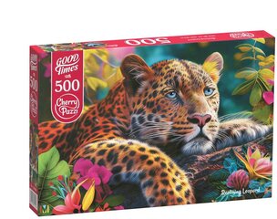 Пазл CherryPazzi Лежащий Леопард, 500 деталей цена и информация | Пазлы | hansapost.ee
