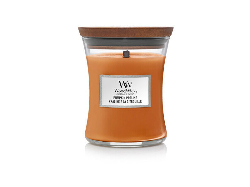 WoodWick lõhnaküünal Pumpkin Praline, 275 g hind ja info | Küünlad, küünlajalad | hansapost.ee