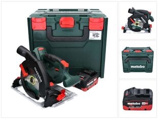 Аккумуляторная дисковая пила Metabo KS 18 LTX 57, 18 В, с аккумулятором, без блока для зарядки цена и информация | Пилы, циркулярные станки | hansapost.ee