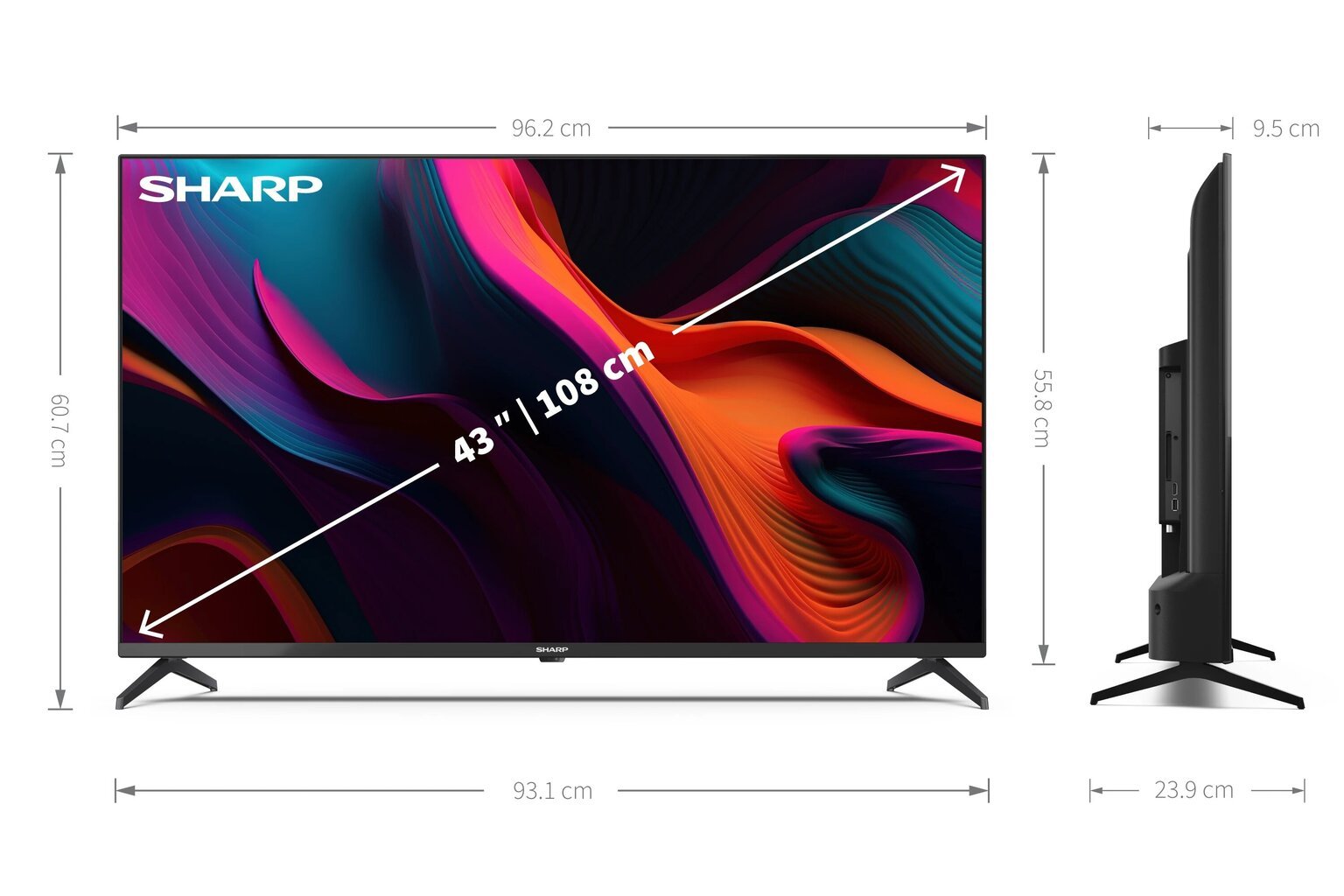 Sharp 43GL4260E цена и информация | Televiisorid | hansapost.ee